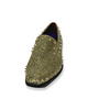 Men’s Gold Spiked Tuxedo Loafer | Fancy Formal Wear Shoe