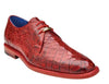 Belvedere N01 Men's Shoes Antique Red Alligator shoe | Last Pair | Size 10.5