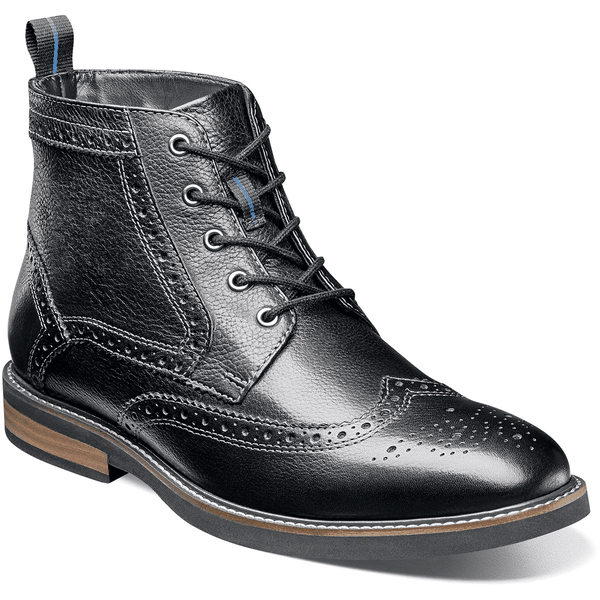 Nunn Bush Odell Men's Wingtip Boot Black