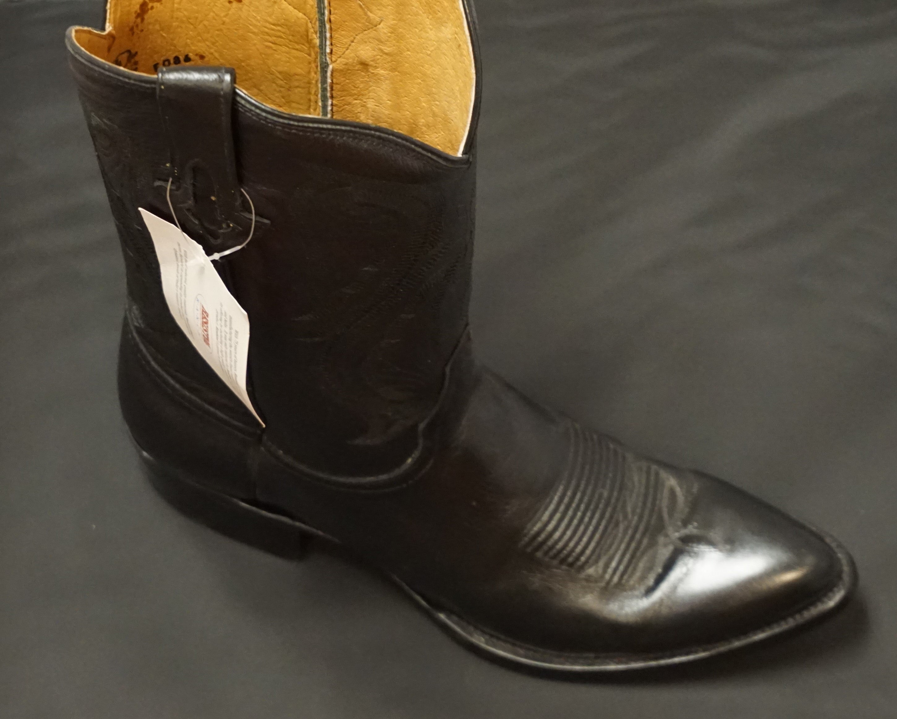 Resistol Black Cowboy Boot M30004J