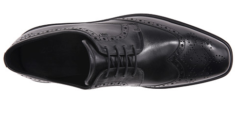 Symposium flyde over ørn Ecco Illinois Wing Tip Black | Dan Brothers Shoes Baltimore
