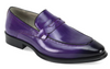 GIOVANNI NATHAN LOAFER DRESS SHOES - PURPLE