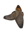 Jose Real "Taupe" basket weave lace shoe with suede trim