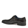 Mezlan 4737-F Magnus Men's Shoe Black Exotic Crocodile Monk-Strap Loafers