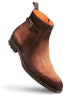 Mezlan S20425 Men's Shoes Tan Burnished Suede Leather Ankle Boots