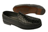 Calzoleria Toscana (Large Shoes) Black Italian Loafer Ostrich